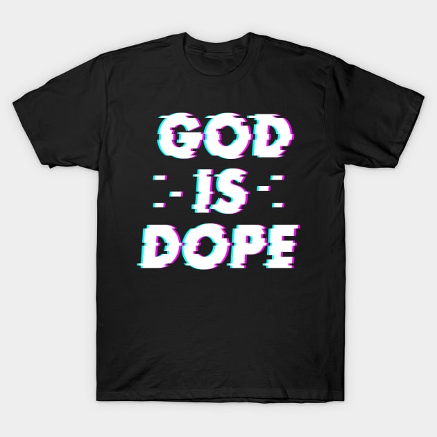 GOD IS DOP , Christian Jesus Faith Believer , optical illusion T-Shirt by shirts.for.passions